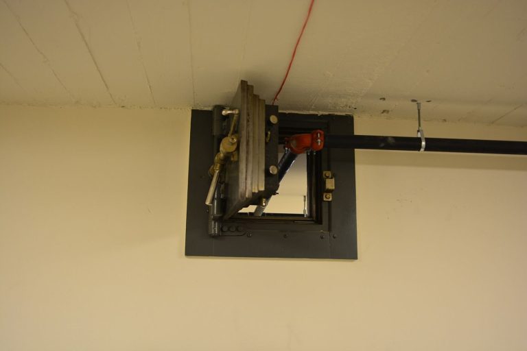A vault door