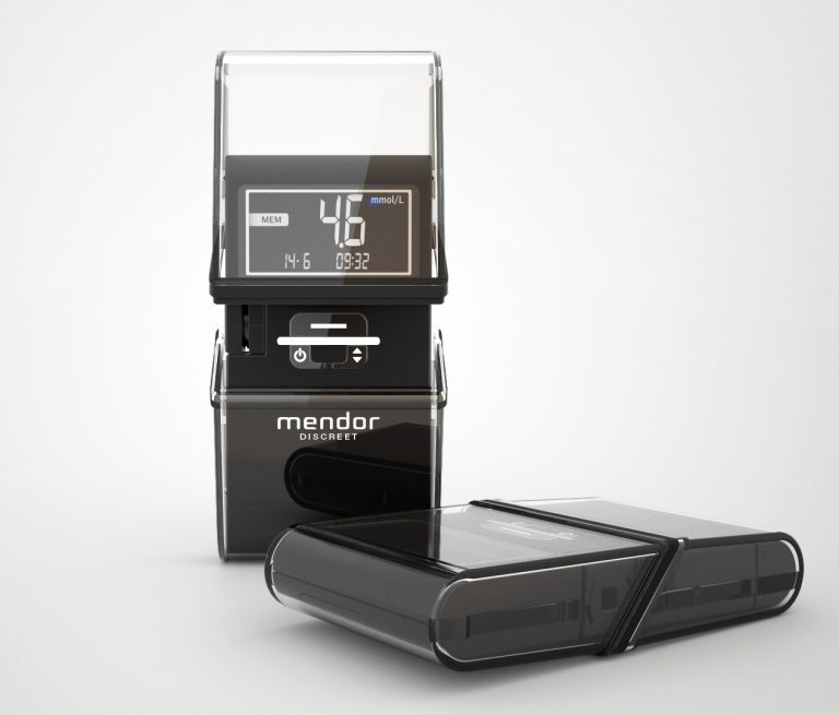 All-in-one blood glucose meter used for diabetes monitoring